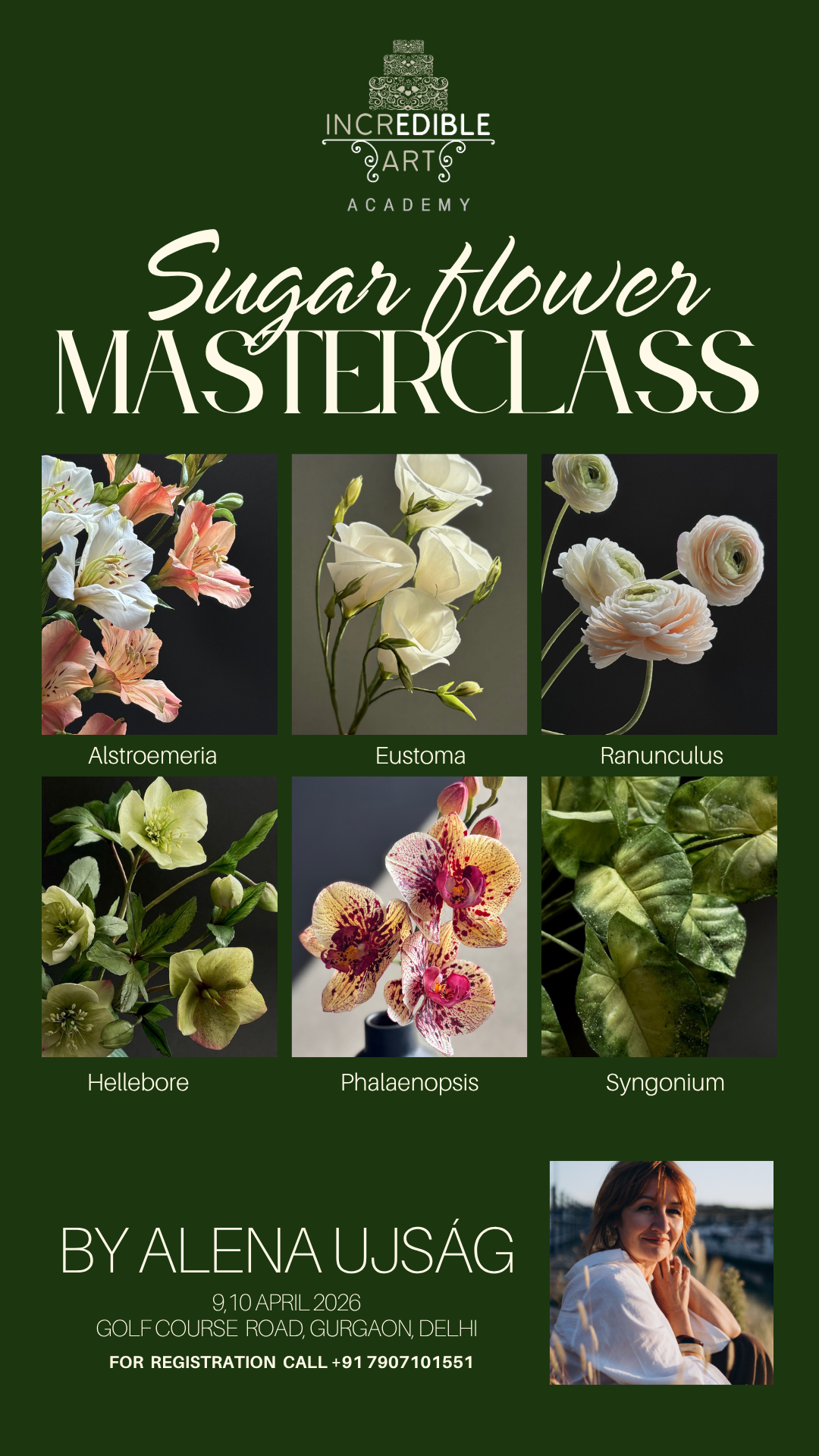 Creative of Edible Floristry Masterclass by Alena Ujság